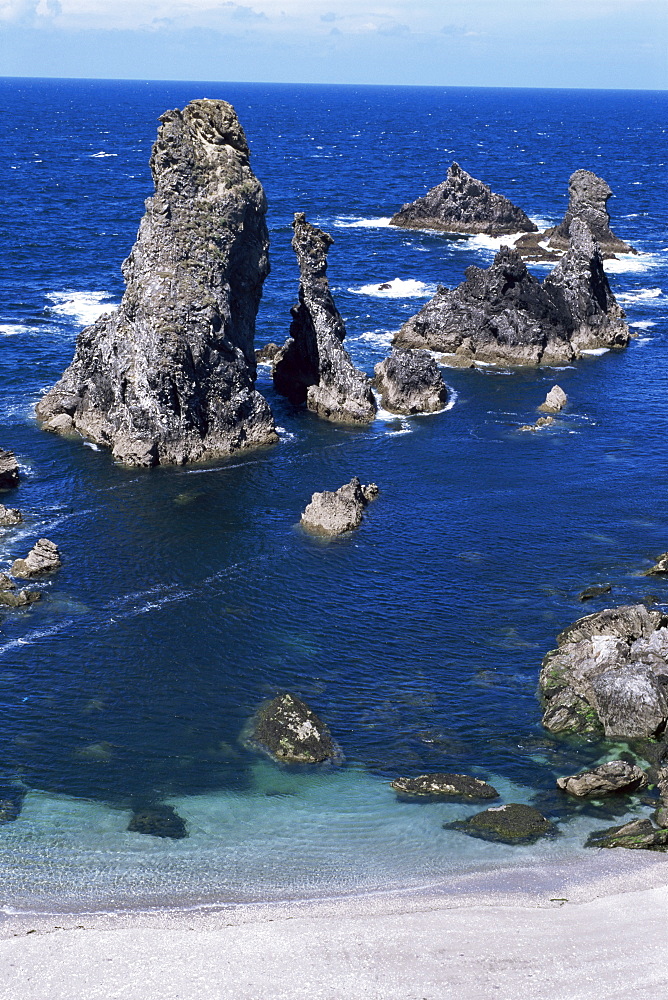 Needles, Port Coton, Belle Ile en Mer, Brittany, France, Europe