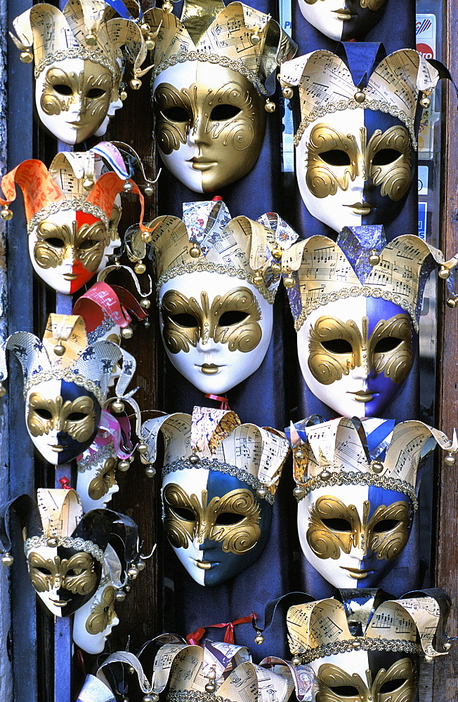 Carnival masks, Venice, Veneto, Italy, Europe