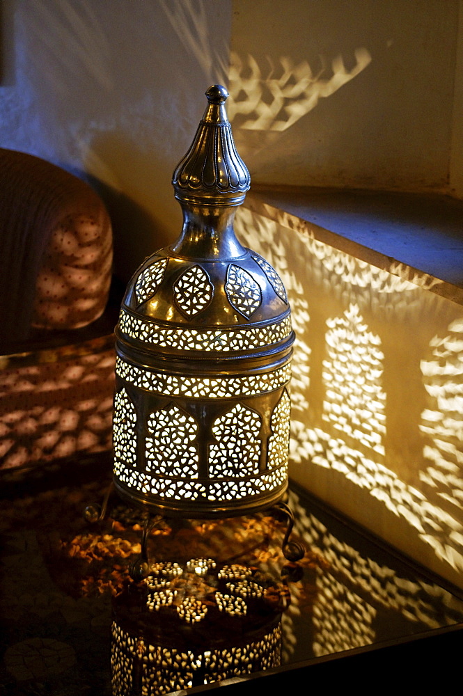 Moroccan lantern, Morocco, North Africa, Africa