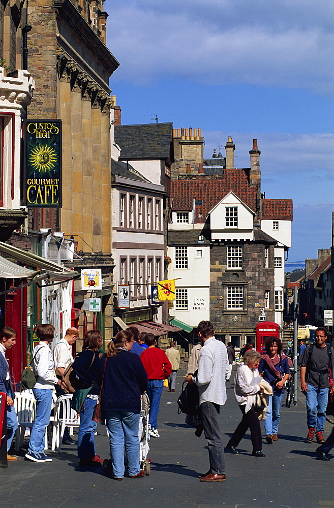 Royal Mile, Edinburgh, Lothian, Scotland, United Kingdom, Europe