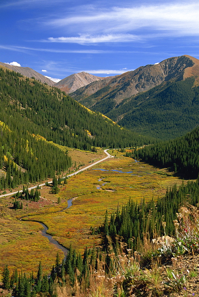 View from Independence Pass, Colorado, United States of America, North America