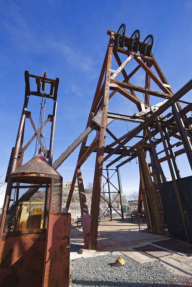 Remains of mine workings, Jerome, Arizona, United States of America, North America