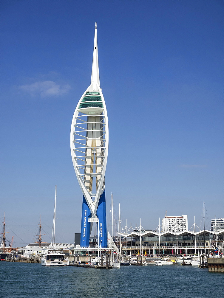 Spinnaker Tower, Gunwharf Quays, Portsmouth, Hampshire, England, United Kingdom, Europe