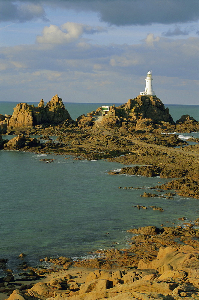 Corbieres Lighthouse, Jersey, Channel Islands, UK, Europe