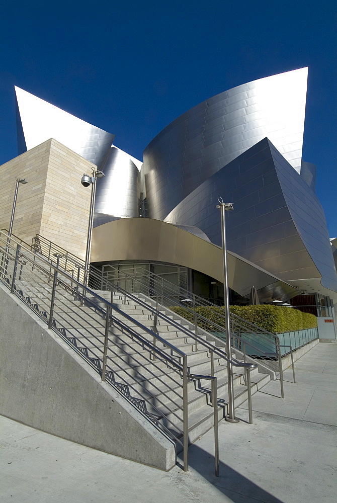 Walt Disney Concert Hall, part of Los Angeles Music Center, Frank Gehry architect, downtown, Los Angeles, California, United States of America, North America