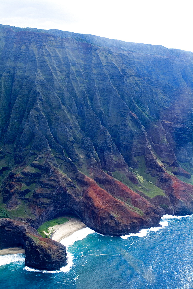 Na Pali, north coast of the island of Kauai, Hawaii, United States of America, Pacific, North America