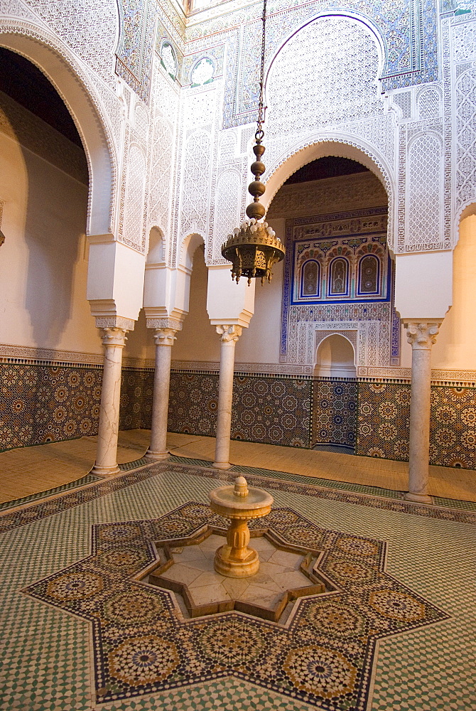 Moulay Ismael Mausoleum, Meknes, Morocco, North Africa, AFrica