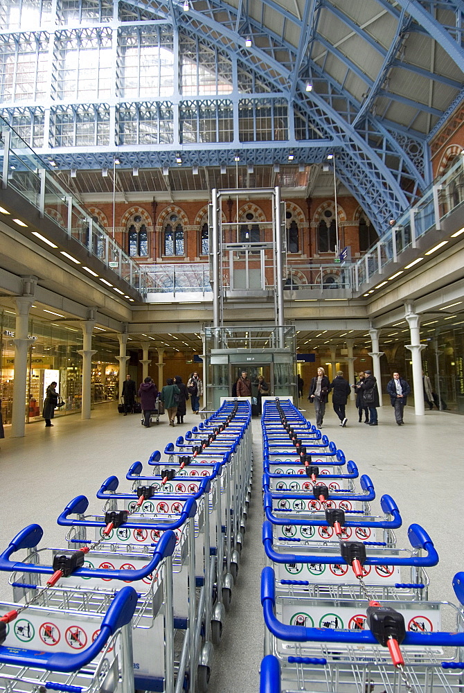 St. Pancras International Train Station, London, England, United Kingdom, Europe