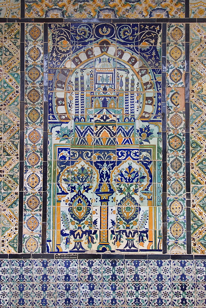 Detail, Tomb of Sidi Sahabi and holy site, Kairouan, Tunisia, North Africa, Africa