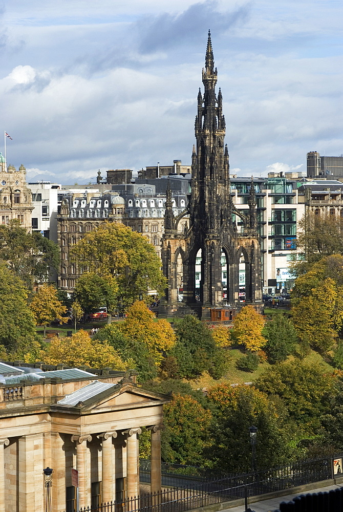 Walter Scott Memorial, Edinburgh, Scotland, United Kingdom, Europe