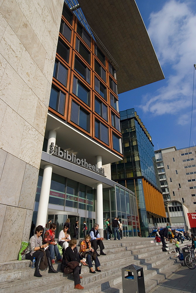 The New Library (Bibliotheek) in the Eastern Docks, Amsterdam, Netherlands, Europe