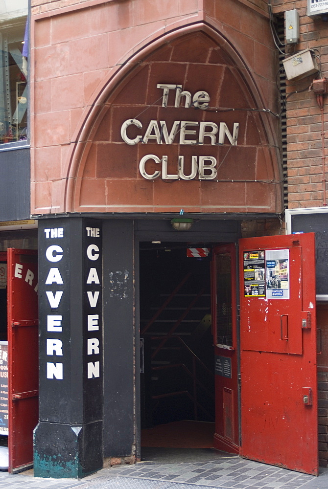 The Cavern Club, Matthew Street, Liverpool, Merseyside, England, United Kingdom, Europe