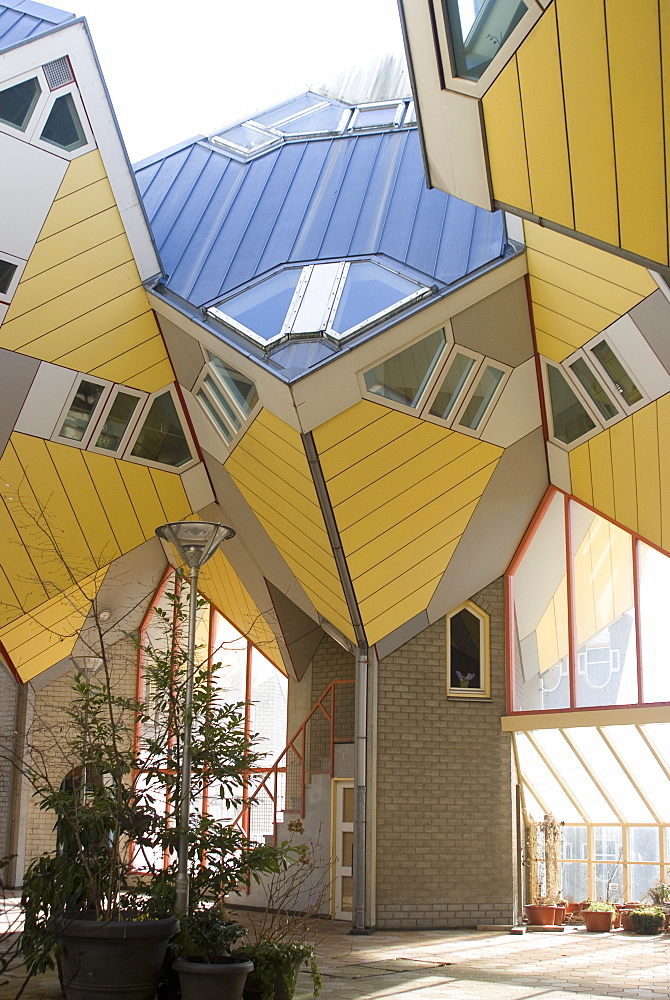 Cubic House (Kubuswoningen), designed by Piet Blom, Rotterdam, Netherlands, Europe