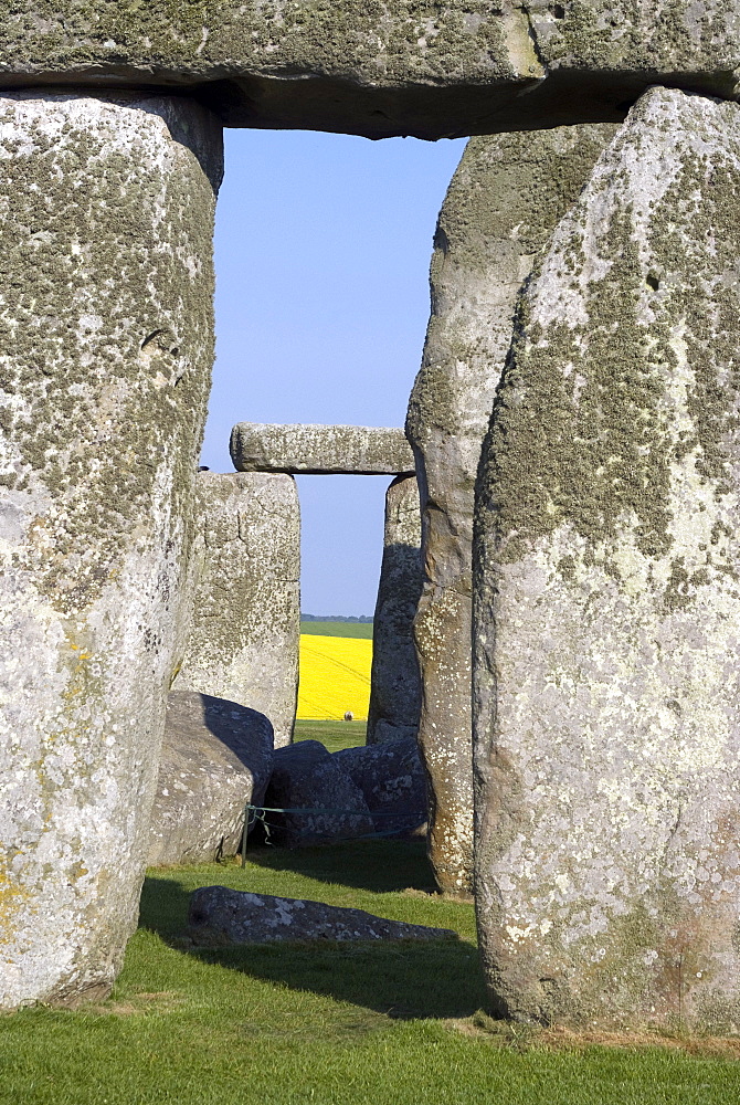 The prehistoric standing stone circle of Stonehenge, dating from between 3000 and 2000BC, UNESCO World Heritage Site, Wiltshire, England, United Kingdom, Europe