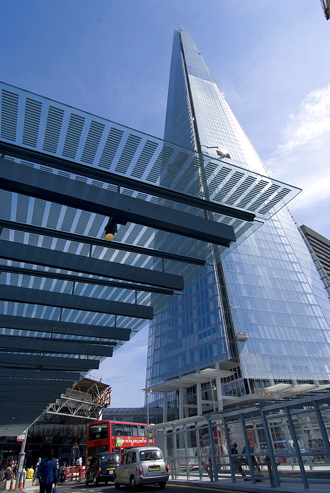 The Shard, the tallest building in Western Europe, designed by Renzo Piano, London Bridge, London, SE1, England, United Kingdom, Europe