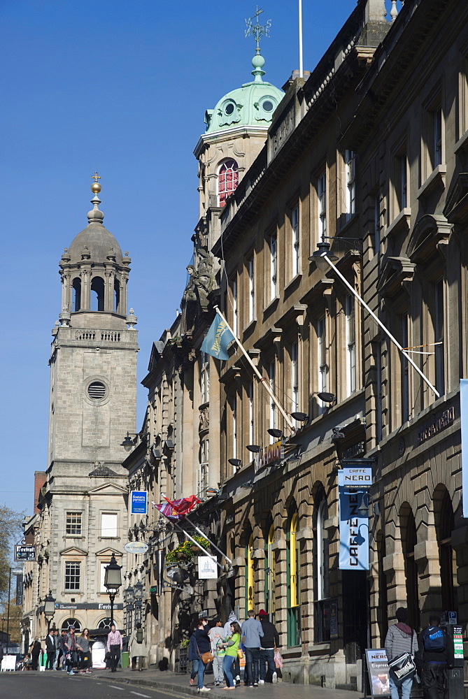 Street view of the Old City, Bristol, England, United Kingdom, Europe