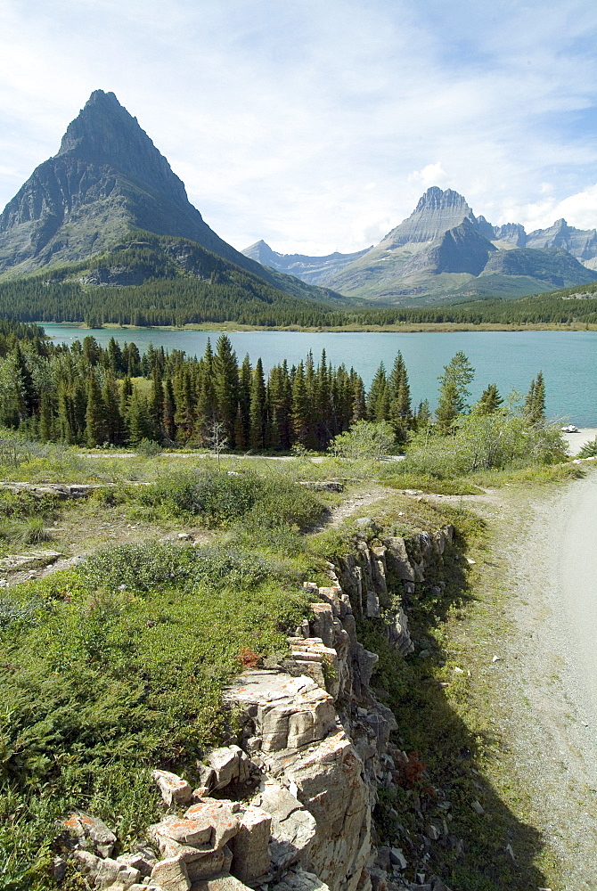 Many Glaciers, Glacier National Park, Montana, United States of America, North America