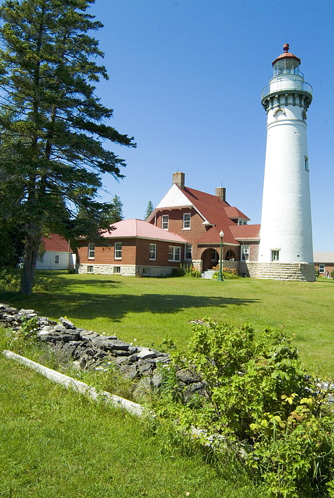 Seul Choix Lighthouse, Michigan, United States of America, North America