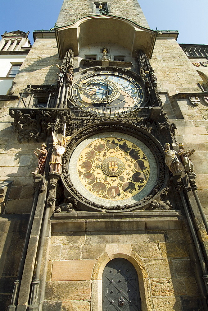 Astronomical Clock, Stare Mesto, Prague, UNESCO World Heritage Site, Czech Republic, Europe