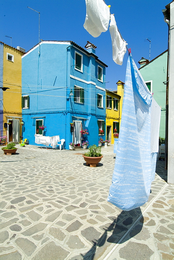 Burano, island near Venice, Veneto, Italy, Europe