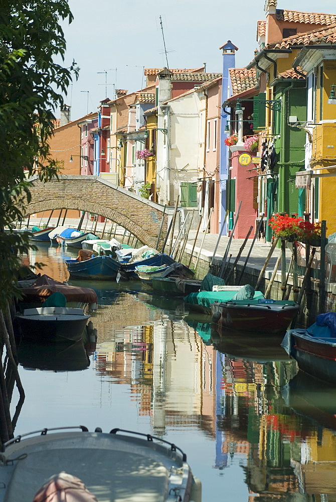 Burano, island near Venice, Veneto, Italy, Europe