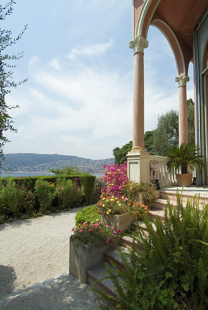 Villa Ephrussi, historical Rothschild villa, St. Jean Cap Ferrat, Alpes-Maritimes, Provence, France, Europe