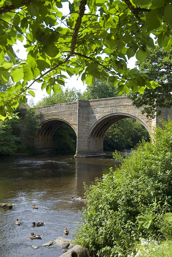 Baslow Bridge, Derbyshire, Peak District National Park, England, United Kingdom, Europe