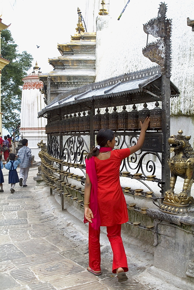 Swayambhunath (Monkey Temple), Kathmandu, Nepal, Asia