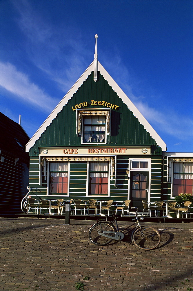 Land Zeezicht restaurant, Holzhaus, Marken, Holland, Europe