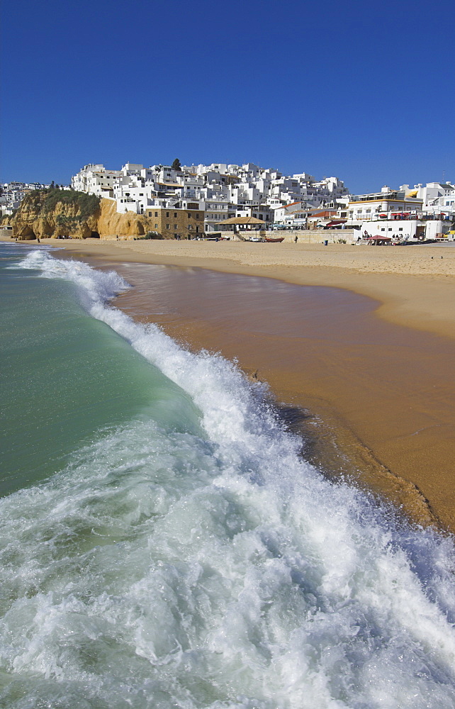 Fishermans Beach, Albufeira, Algarve, Portugal, Europe