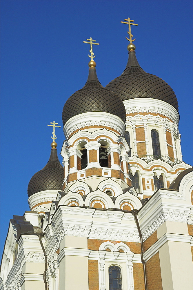 Alexander Nevsky Cathedral, Russian Orthodox church, Toompea Hill, Tallinn, Estonia, Baltic States, Europe