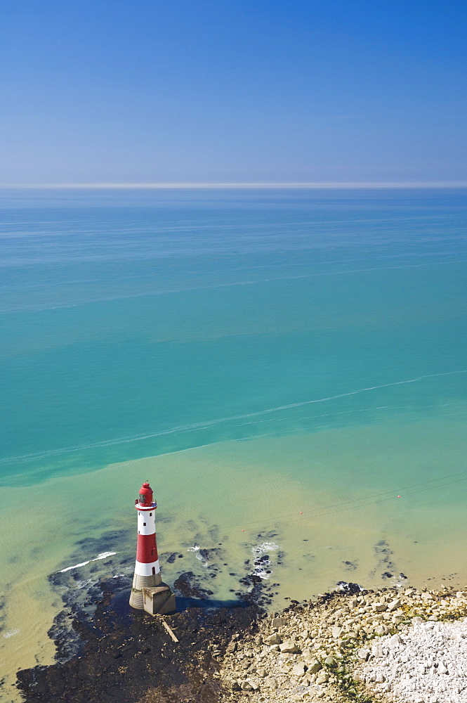 Beachy Head lighthouse, East Sussex, English Channel, England, United Kingdom, Europe