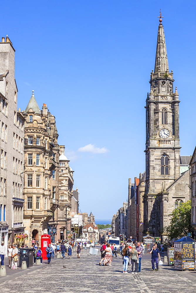 Tron Kirk on The High Street (The Royal Mile), Old Town, Edinburgh, Midlothian, Scotland, United Kingdom, Europe