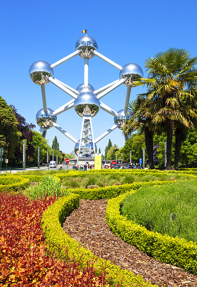 Brussels Atomium, Square de l'Atomium, Boulevard de Centaire, Brussels, Belgium, Europe