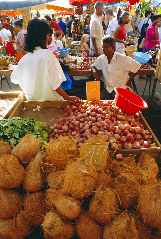 Market, St. Paul, Reunion Island, Indian Ocean