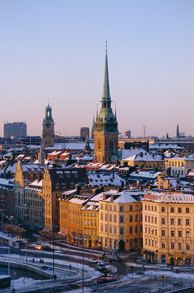 City skyline, Stockholm, Sweden, Scandinavia, Europe