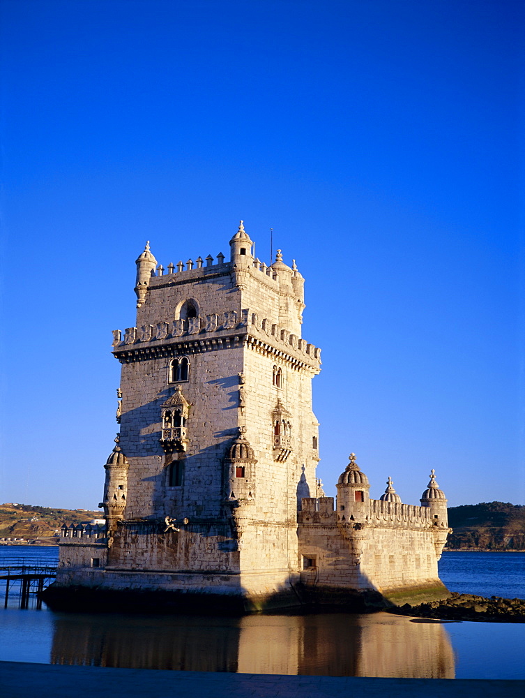 Torre de Belem (Tower of Belem), built 1515-1521 on Tagus River, UNESCO World Heritage Site, Lisbon, Portugal, Europe