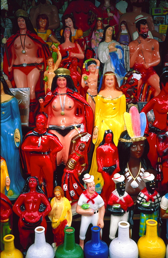 Candomble cult statuettes, Recife