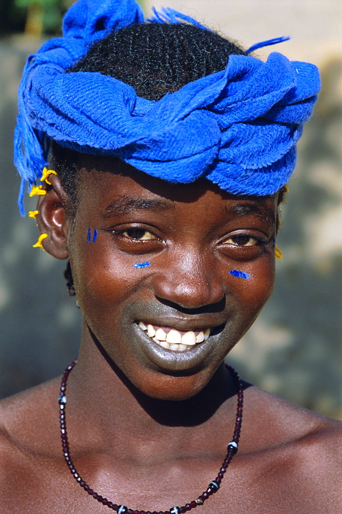 Young woman from the Peul tribe, Djenne, Mali, Africa