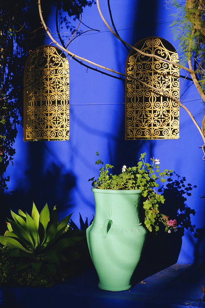 Majorelle Gardens, Marrakesh,  Morocco, North Africa