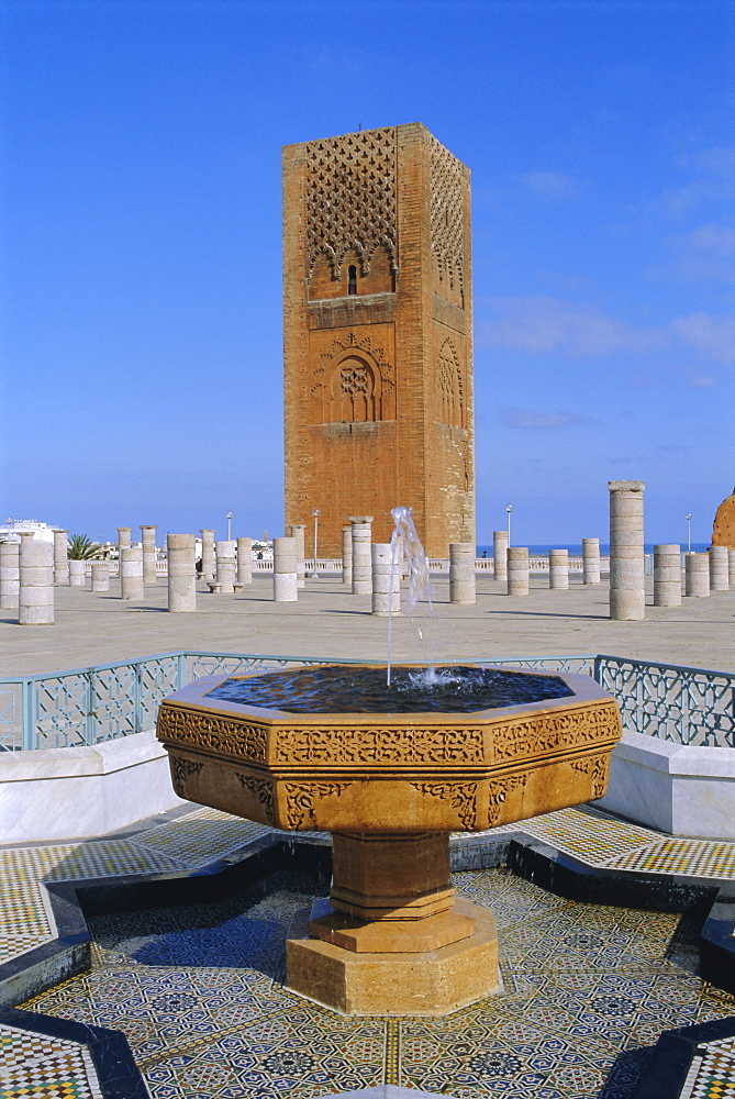 Hassan Mosque and Tower, Rabat, Morocco, North Africa