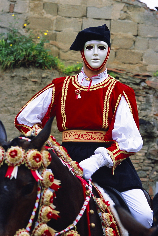 Oristano-La Santiglia Carnival, Sardinia, Italy, Europe