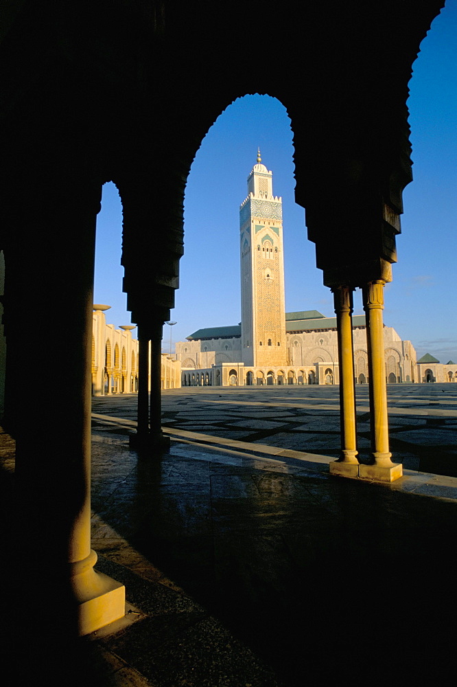 Hassan II Mosque, Casablanca, Morocco, North Africa, Africa