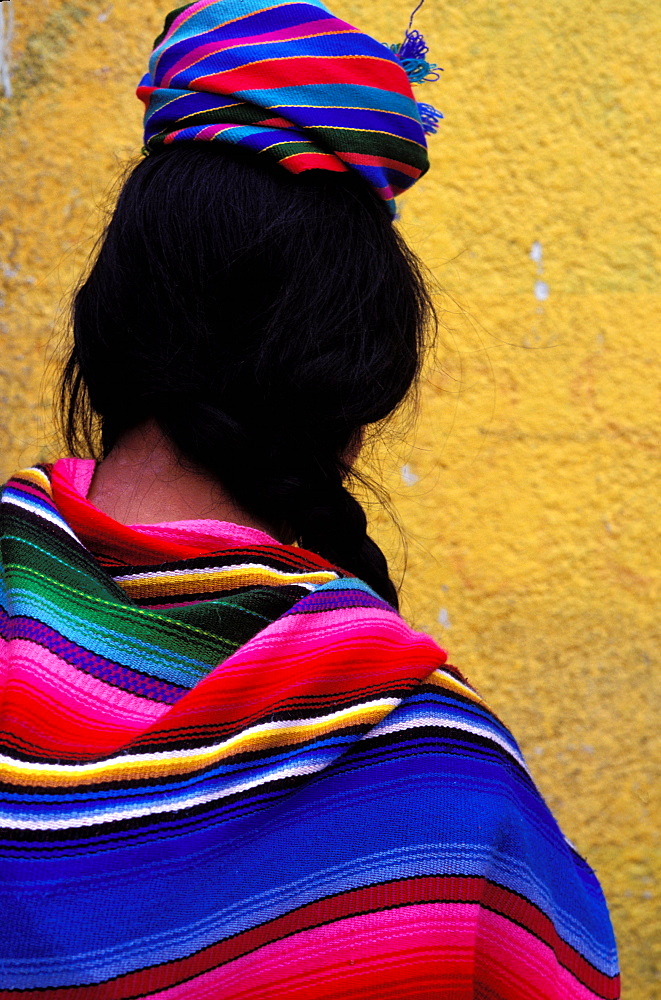 Market of Santa Clara la Laguna, Lake Atitlan, Guatemala, Central America