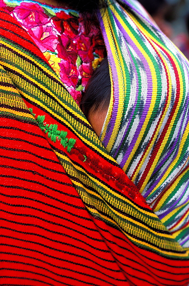 Santa Clara la Laguna market, Lake Atitlan, Guatemala, Central America