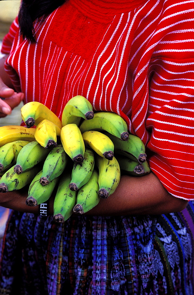 Santa Clara la Laguna market, Lake Atitlan, Guatemala, Central America