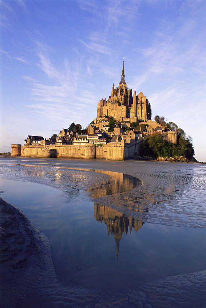 Mont Saint Michel (Mont-St. Michel), UNESCO World Heritage Site, Manche, Normandie (Normandy), France, Europe