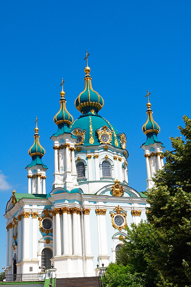 St, Andrew's Church, Kiev, Ukraine, Europe 