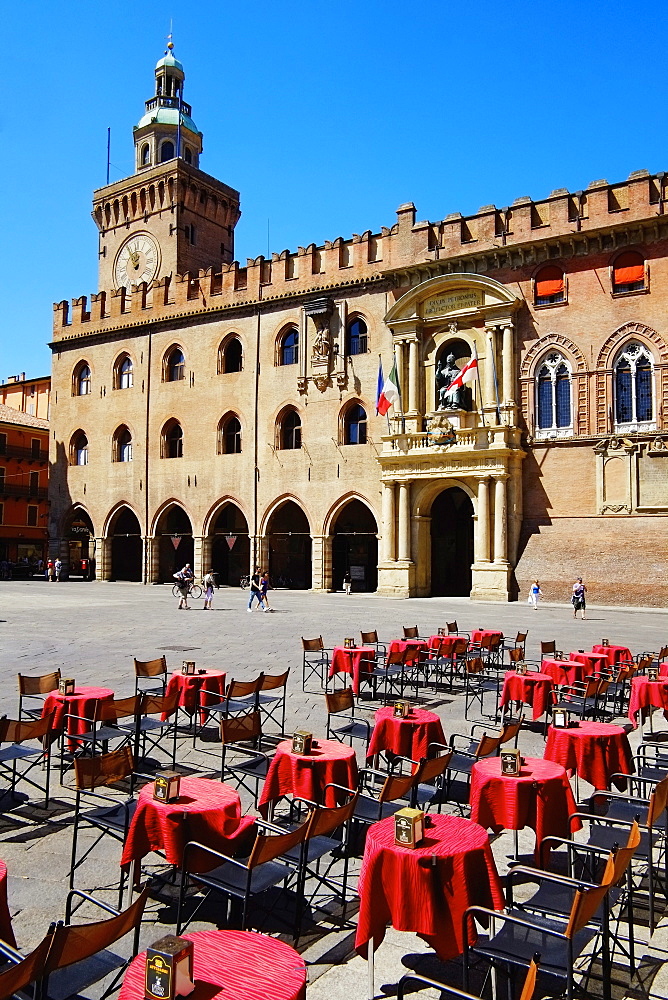 Palazzo Comunale, Piazza Maggiore, Bologna, Emilia-Romagna, Italy, Europe 