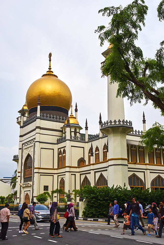 Sultan Mosque, Kampong Glam district, Singapore, Southeast Asia, Asia